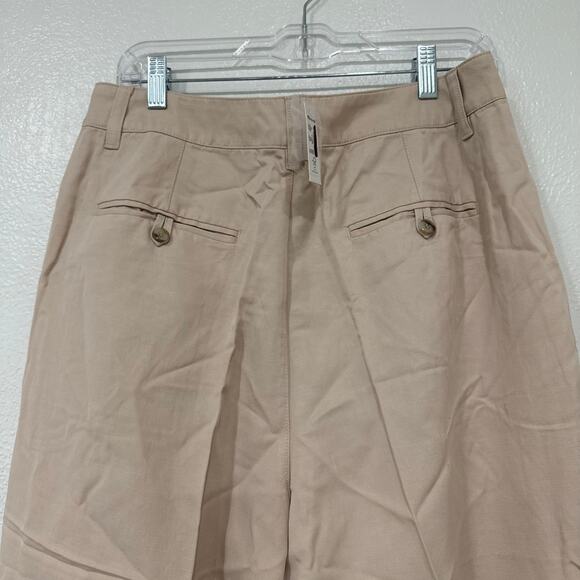 NWT The Harlow Wide Leg Pant in Harvest Moon Tan Beige Trouser Size 10 - Picture 5 of 11